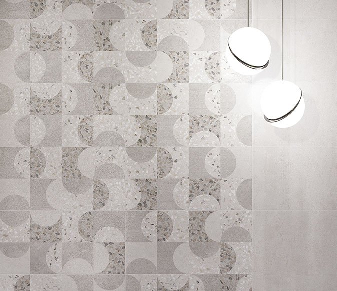 Керамогранит Vitra Декор Marble-Beton Геометрический Светлый Лаппато 60х60 - изображение 7