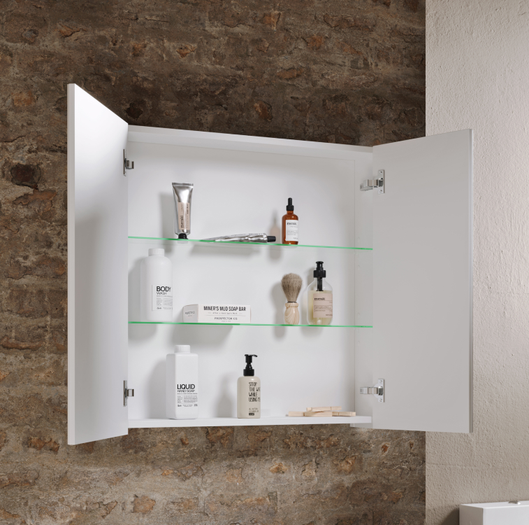 Зеркальный шкаф Aqwella Simplex 70 см SLX0407 с подсветкой