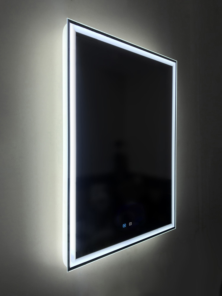 Зеркало BelBagno 100 см SPC-GRT-1000-800-LED-TCH-SND с подсветкой, голосовым управлением и подогревом
