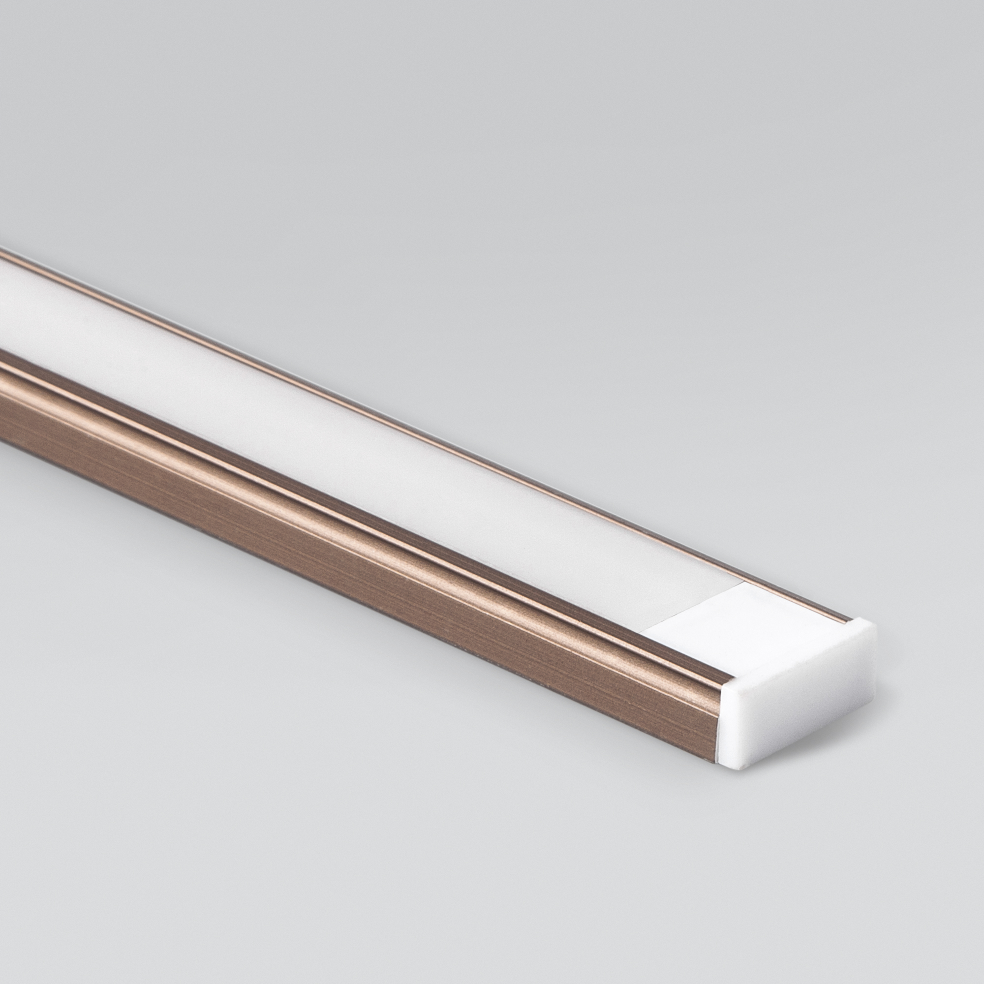 Накладной алюминиевый профиль латунь/белый для светодиодной ленты Elektrostandard LL-2-ALP006 4690389170423