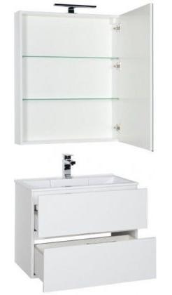 Комплект мебели для ванной Aquanet Алвита 70 белый