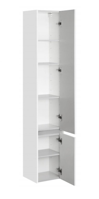 Шкаф-пенал Aquaton Стоун 1A228403SX01 30 см подвесной, белый глянцевый