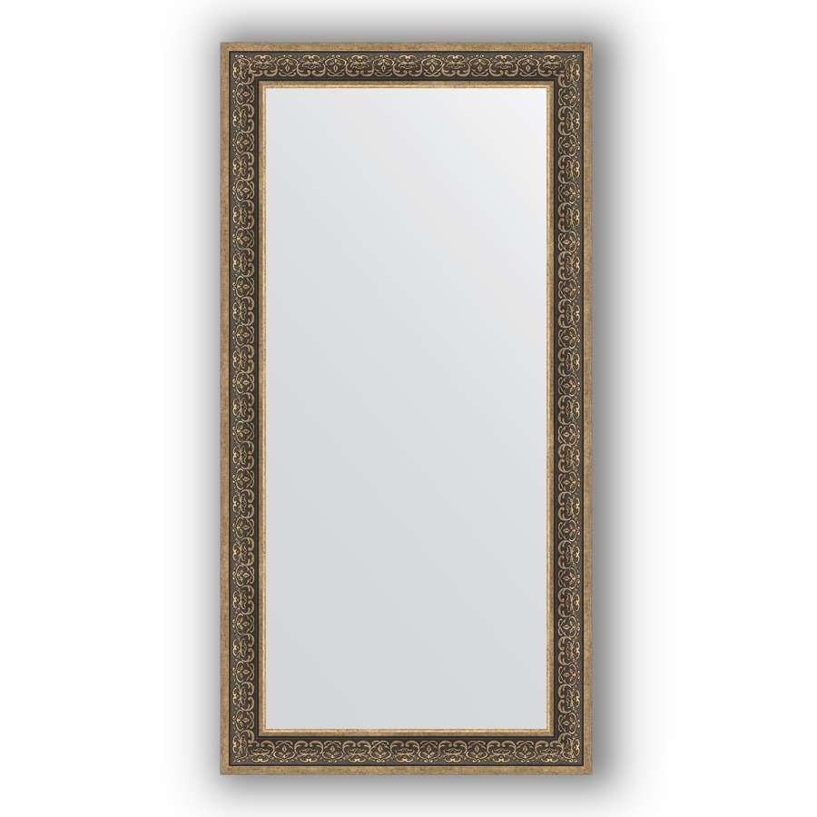 Зеркало в багетной раме Evoform Definite BY 3352 83 x 163 см, вензель серебряный 