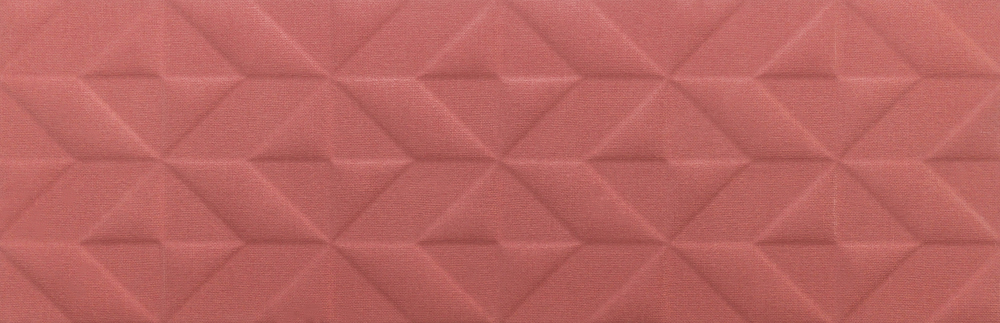 Керамическая плитка Marazzi Italy Плитка Outfit Red Struttura Tetris 3D 25x76 - изображение 3