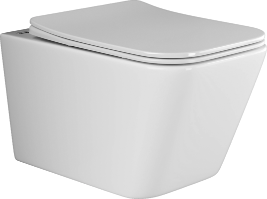 Комплект подвесной безободковый унитаз Ceramica Nova Metric Rimless CN3007 с крышкой-сиденьем + инсталляция Creto Standart 1.0 INST-CR-1.0