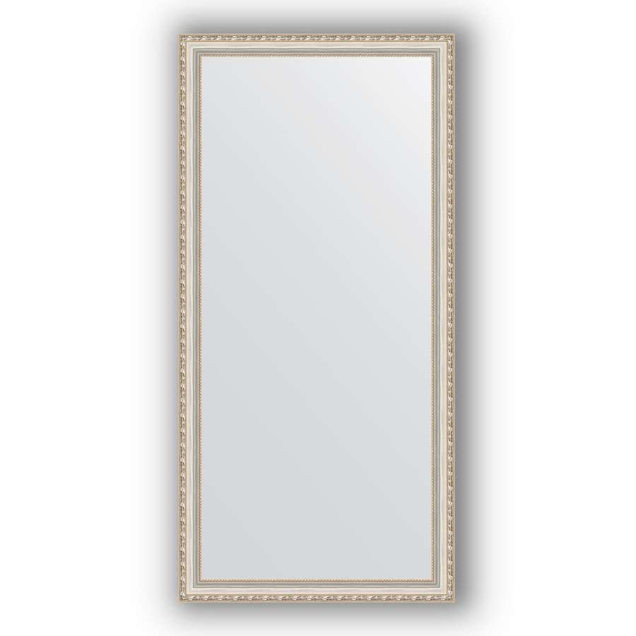 Зеркало в багетной раме Evoform Definite BY 3334 75 x 155 см, Версаль серебро 
