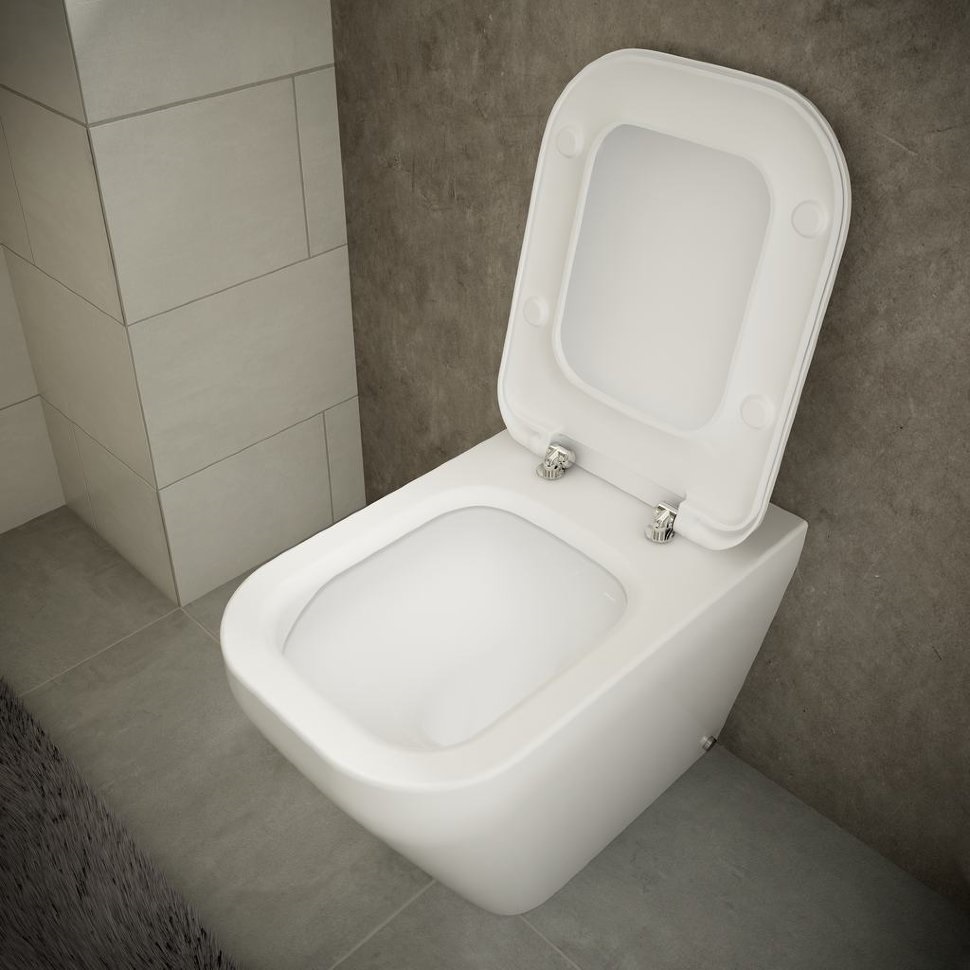 Приставной унитаз Ideal Standard Tonic II AquaBlade белый, сиденье стандарт, K317201/K7064