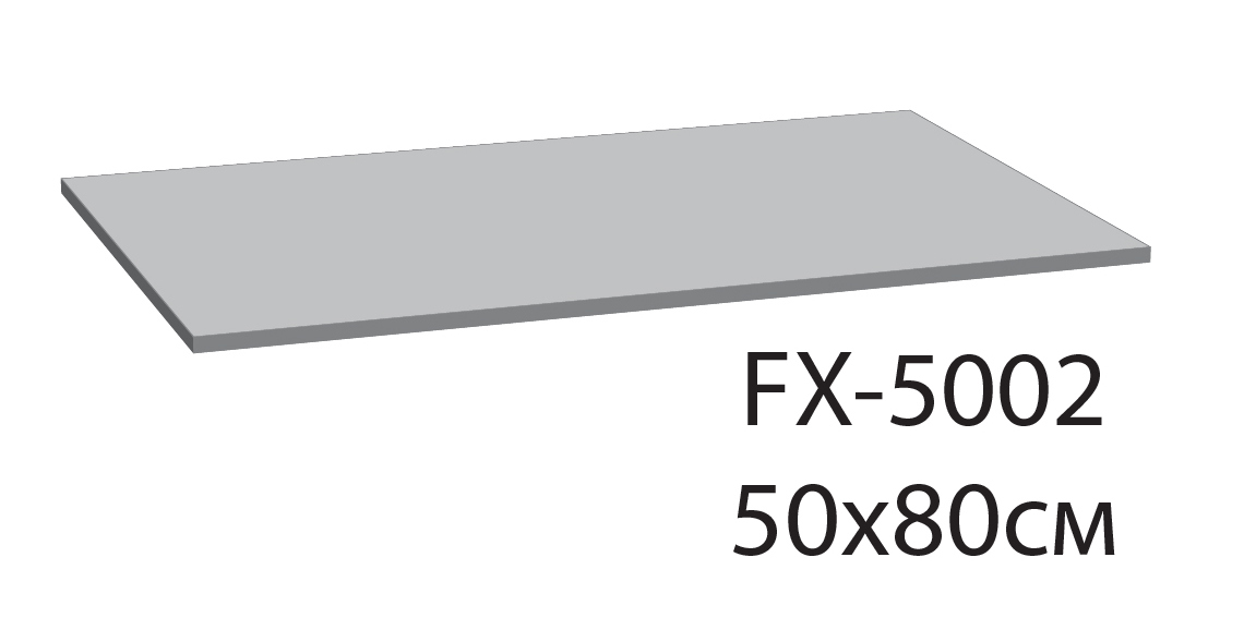Коврик для ванной Fixsen Link графит 50х80 см. FX-5002V