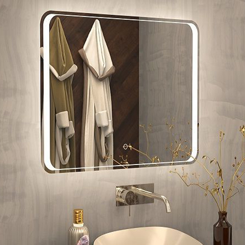 Зеркало Art&Max Elegant 80 см AM-Ele-800-800-DS-F с подсветкой