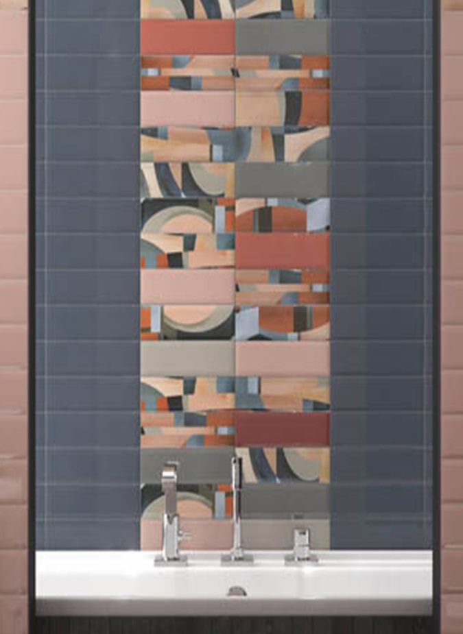 Керамическая плитка Kerama Marazzi Декор Закат 8,5х28,5 - изображение 2