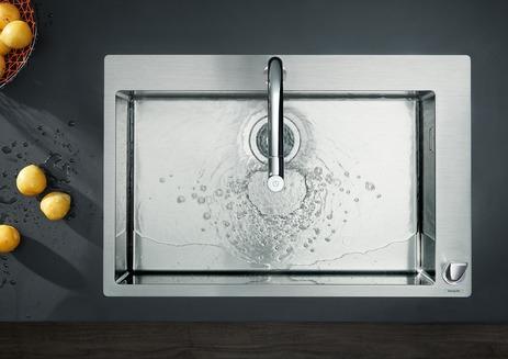 Кухонная мойка с встроенным смесителем Hansgrohe C71-F660-08 43202800, под сталь