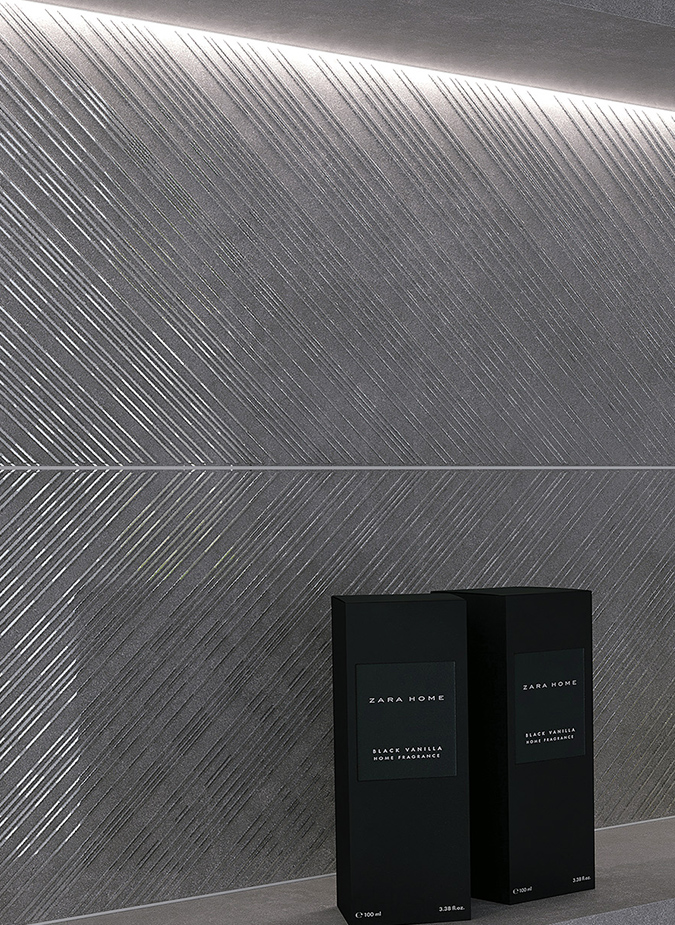 Керамическая плитка Cersanit Вставка Apeks линии В серый 25х75 - изображение 2