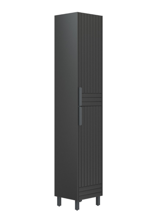 Шкаф-пенал Corozo Терра 35 см SD-00001325 графит матовый
