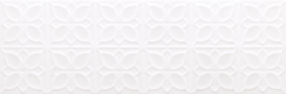 Керамическая плитка Meissen Плитка Lissabon рельеф квадраты белый 25х75 - изображение 3