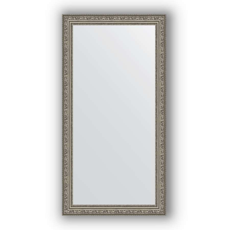 Зеркало в багетной раме Evoform Definite BY 3072 54 x 104 см, виньетка состаренное серебро 
