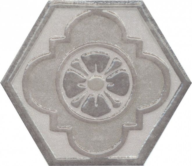 Плитка из керамогранита матовая Kerama Marazzi Тюрен 12x10.4 серый (HGD\A293\SG1010)