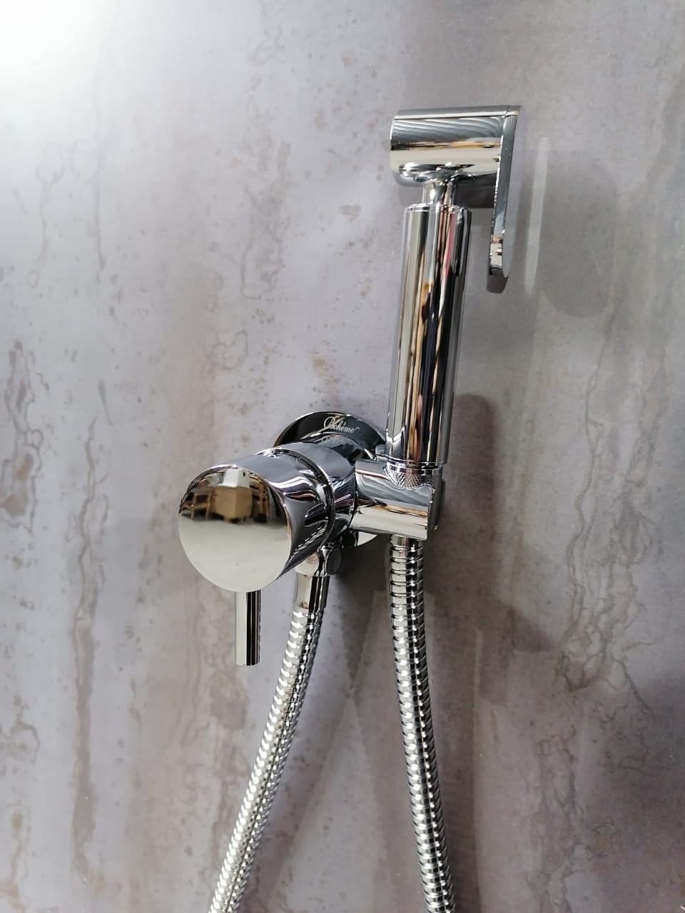 Гигиенический душ Boheme Uno 467-CR со смесителем, хром