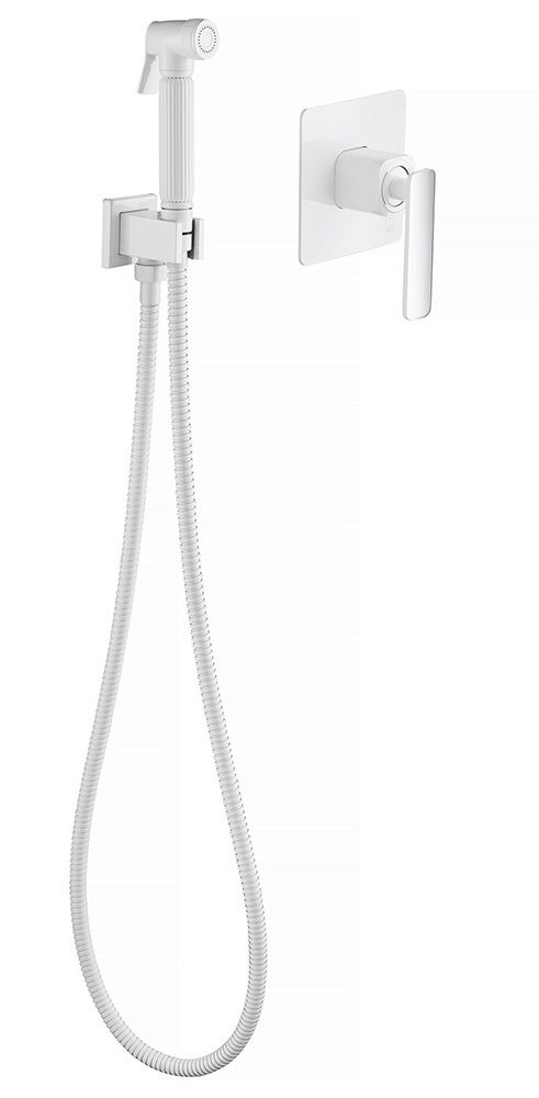 Гигиенический душ со смесителем Timo Torne 4389/00-16SM, белый/хром 