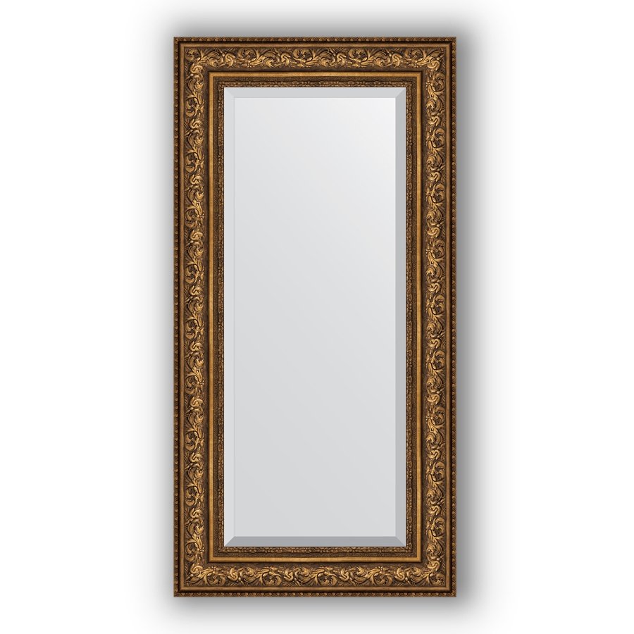 Зеркало в багетной раме Evoform Exclusive BY 3505 60 x 120 см, виньетка состаренная бронза 
