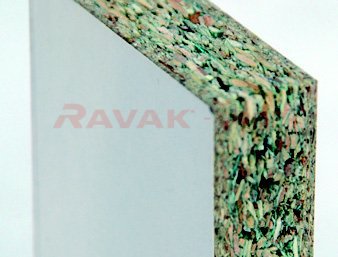 Зеркало с подвесной полкой Ravak M 960 R стрип оникс/белое X000000325