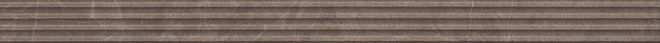 Керамическая плитка Kerama Marazzi Бордюр Орсэ коричневый структура 3,4х40 