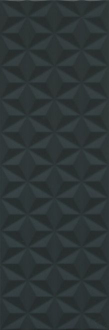 Керамическая плитка Kerama Marazzi Плитка Диагональ черный структура обрезной 25х75 