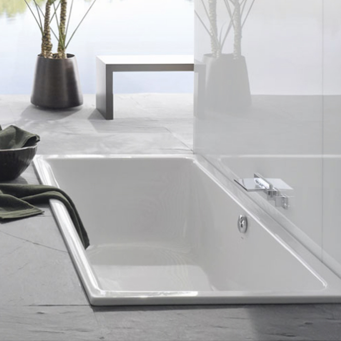 Стальная ванна Bette Free, с шумоизоляцией 200х100х45 см, с BetteGlasur ® Plus и покрытием анти-слип, цвет белый, 6832-000 PLUS AR