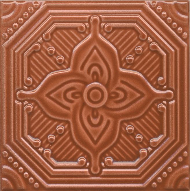 Керамическая плитка Kerama Marazzi Декор Салинас оранжевый 15х15 