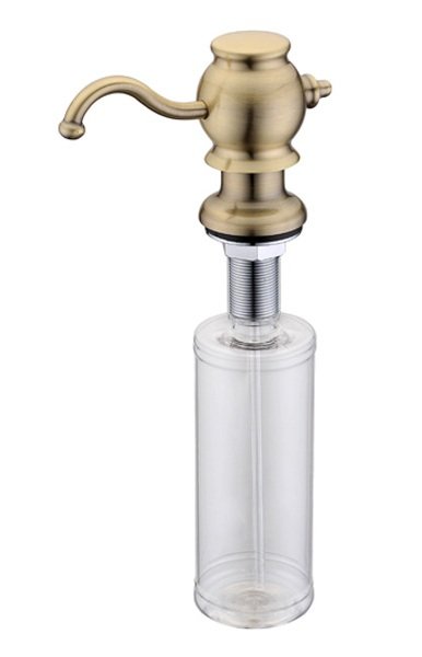 Дозатор жидкого мыла Zorg Inox ZR-24 BR, цвет бронза 