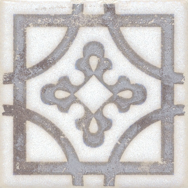 Керамическая плитка Kerama Marazzi Вставка Амальфи орнамент коричневый 9,8х9,8 