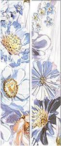 Керамическая плитка Azori Бордюр Dream Bluet Floret 6,2х60