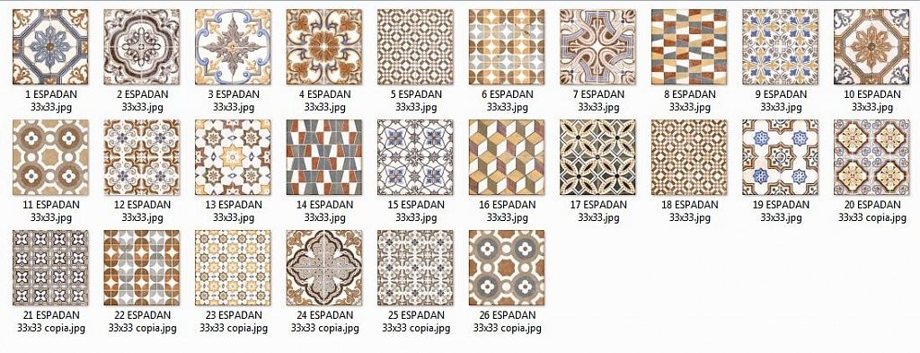 Керамическая плитка Valentia Декор Dec Espadan 33,3х33,3 - изображение 2