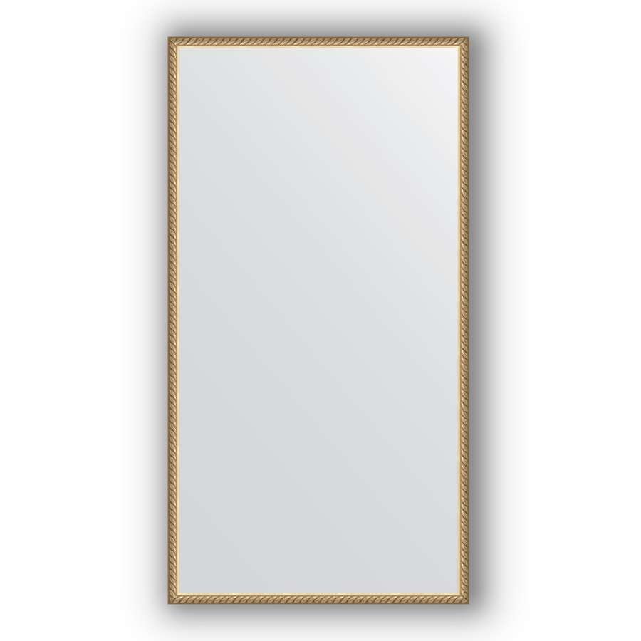 Зеркало в багетной раме Evoform Definite BY 0754 68 x 128 см, витая латунь 