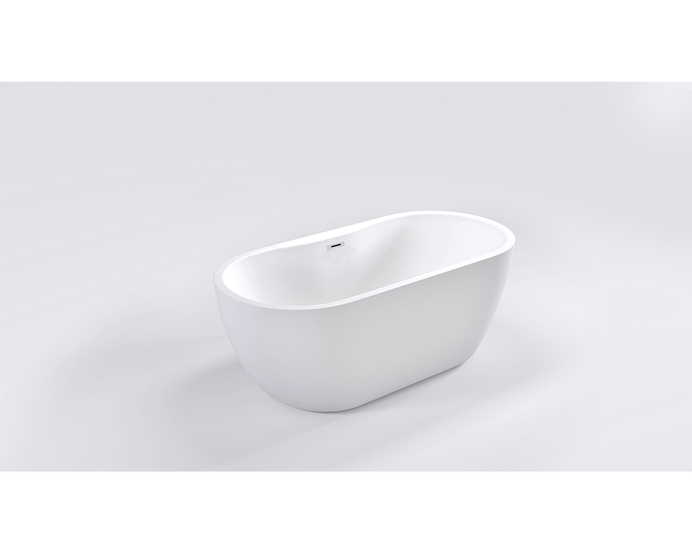 Акриловая ванна Black&White Swan 111SB00, 180x75 см, белая