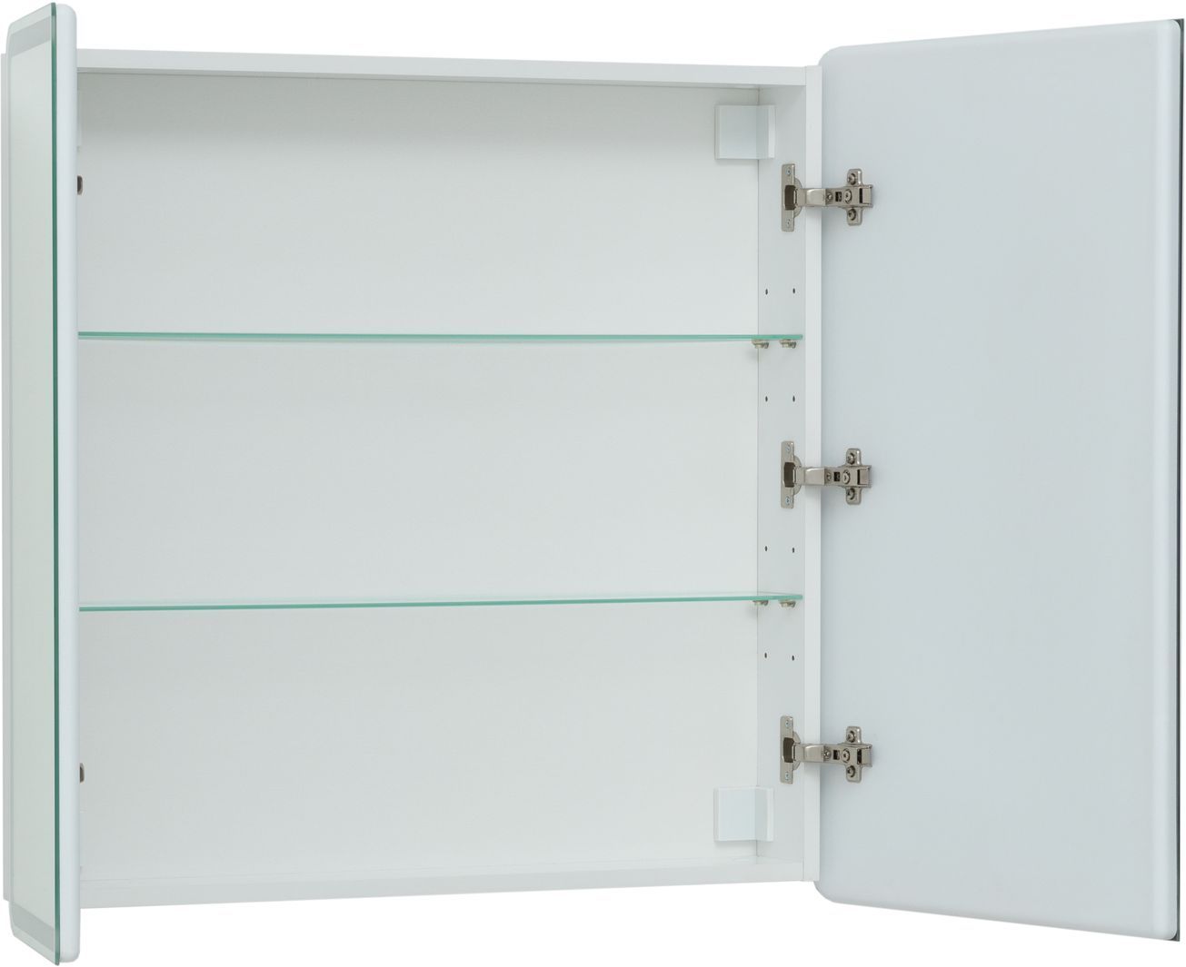 Зеркальный шкаф Aquanet Оптима 80 с LED подсветкой