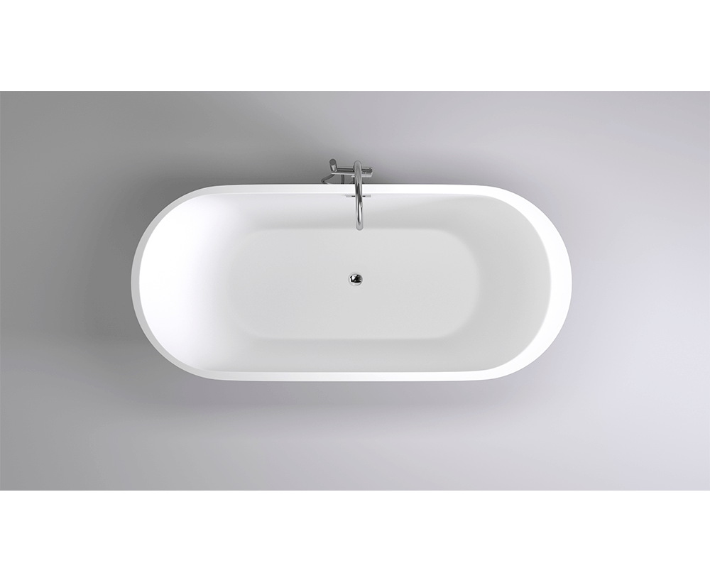 Акриловая ванна Black&White Swan 105SB00, 170x80 см, белая