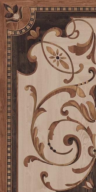 Керамогранит Kerama Marazzi Гранд Вуд декорированный правый обрезной 80х160 
