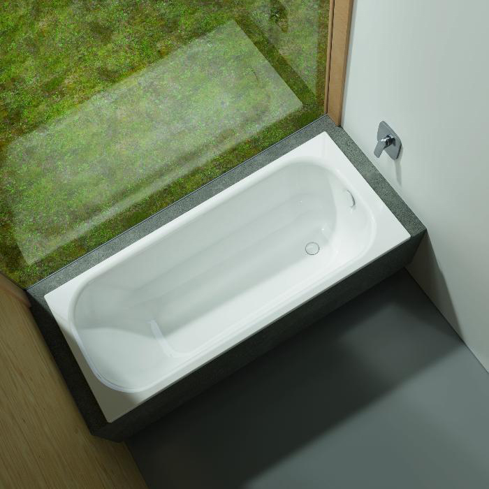 Стальная ванна Bette Form, с шумоизоляцией 170х75х42 см, с BetteGlasur ® Plus, белая, 2947-000 AD, PLUS
