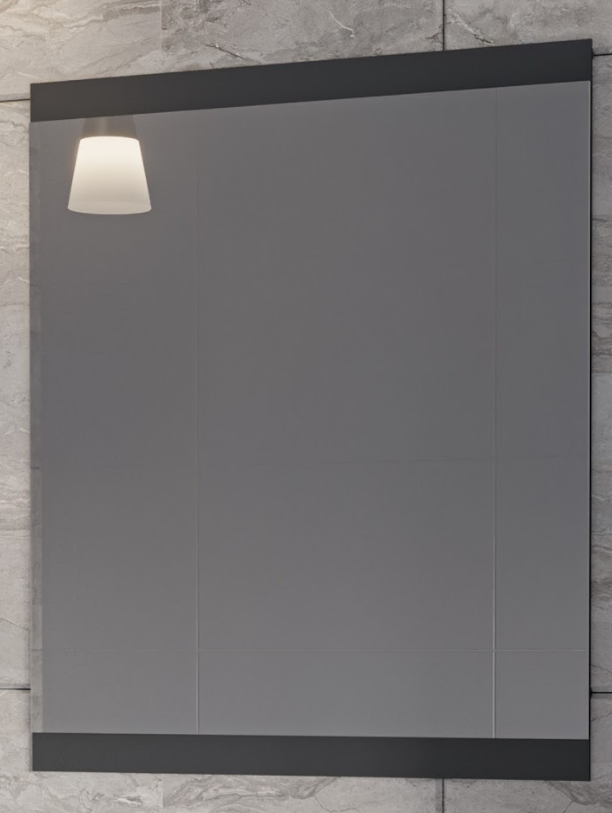 Зеркальный шкаф Stella Polar Эвита 60 см SP-00001057 темно-серый