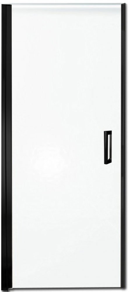 Душевая дверь Jacob Delafon Contra 90х200 см E22T91-BL профиль черный, стекло прозрачное