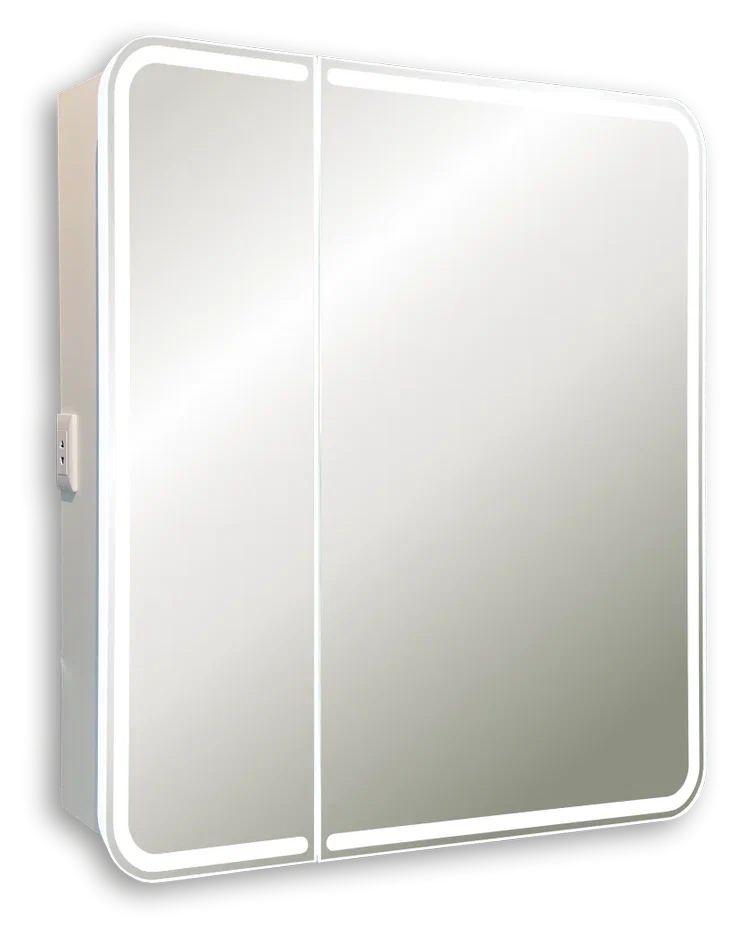 Зеркальный шкаф Creto Zoe 80х80 с LED подсветкой 16-805800Z
