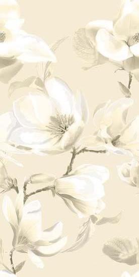 Керамическая плитка Azori Декор Boho Latte Decor ''Magnolia'' 31,5х63