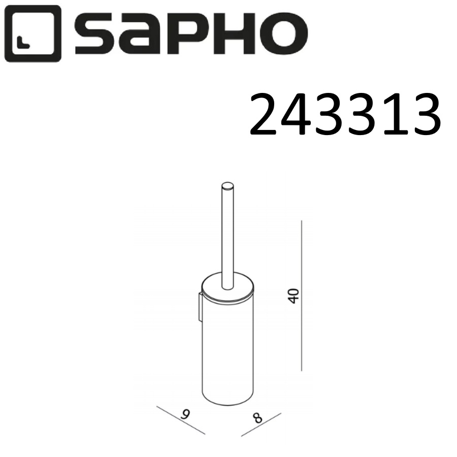 Ершик Sapho X-Round 243313 хром