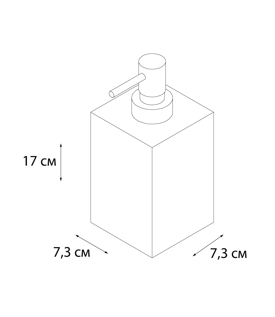 Дозатор для жидкого мыла FIXSEN Blanco FX-201-1