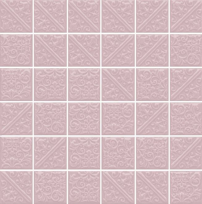 Плитка Ла-Виллет розовый светлый 30,1х30,1 