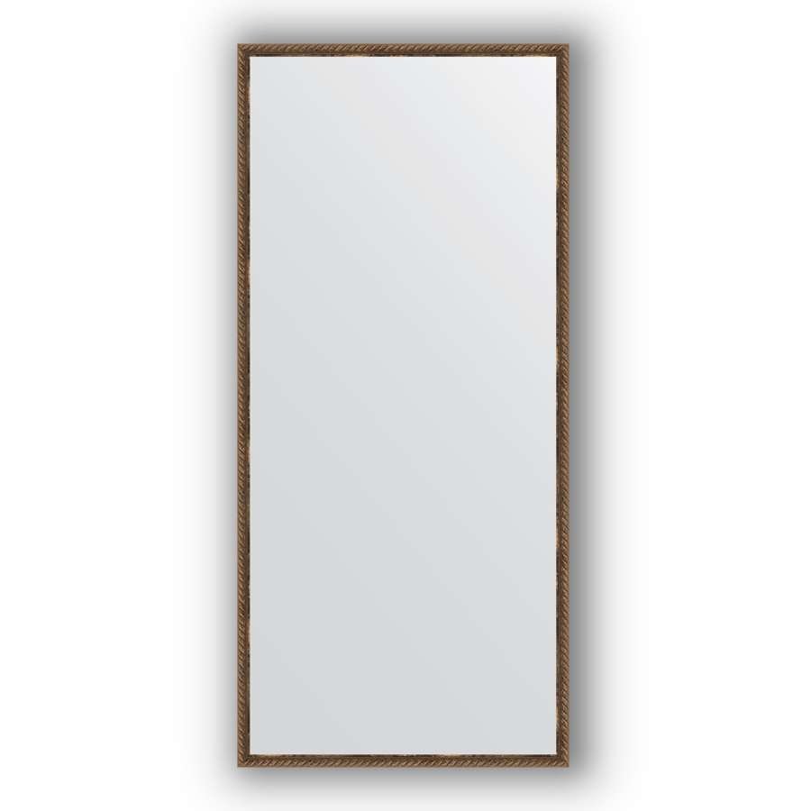 Зеркало в багетной раме Evoform Definite BY 1107 68 x 148 см, витая бронза 