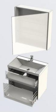 Комплект мебели для ванной Aquanet Латина 70 2 ящик