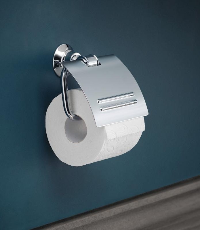 Держатель туалетной бумаги Axor Montreux 42036000, с крышкой, хром