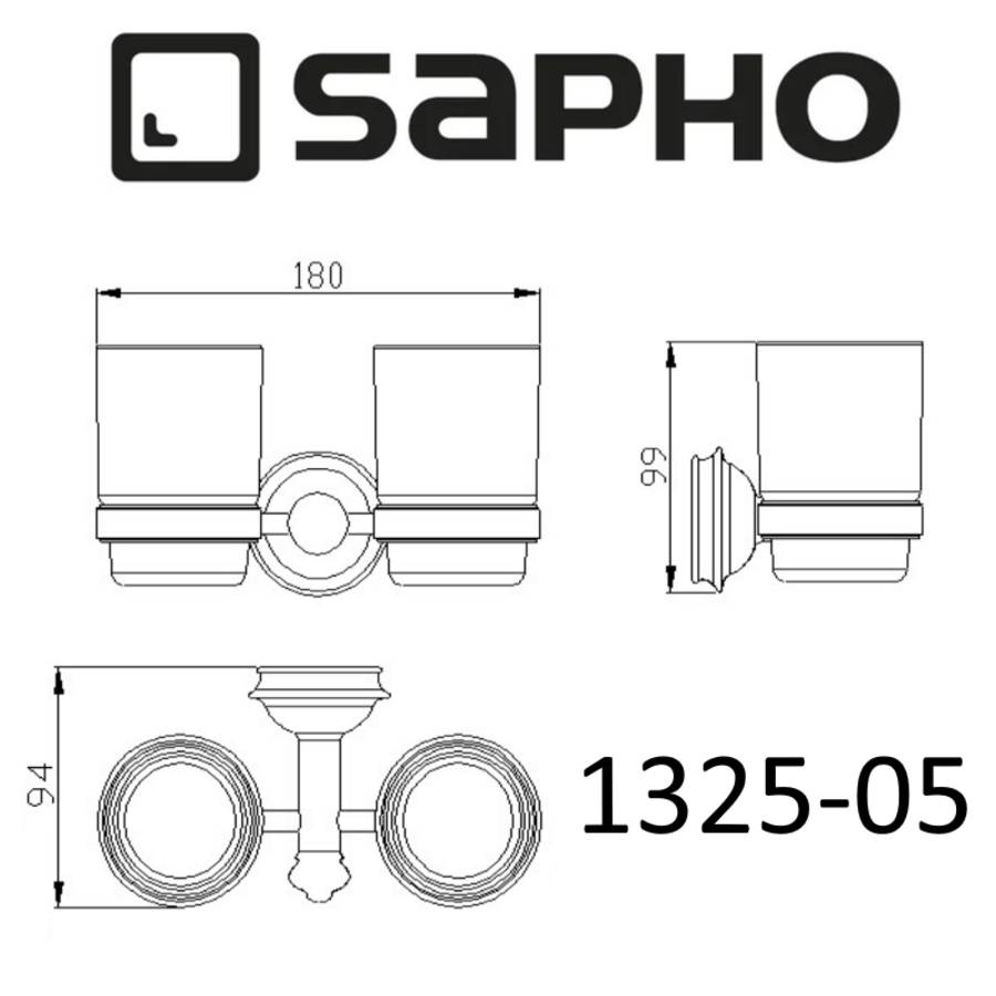 Стакан Sapho Astor 1325-05 хром