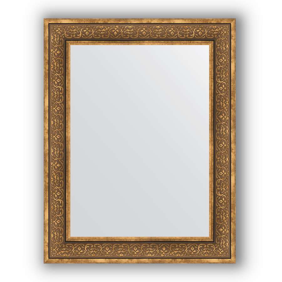 Зеркало в багетной раме Evoform Definite BY 3191 73 x 93 см, вензель бронзовый 